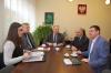 From the left sight: Magdalena Bemke-Świtilnik, Prof. Józef Kabiesz, Prof. Józef Wachowicz,  Prof. Adam Lipowczan, Ass. Prof. Roman Dychkovskyi