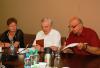 From the left sight: Professor Krystyna Czaplicka-Kolarz, Professor Józef Dubiński, Professor Antoni Tajduś